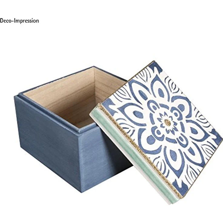 Holz-Box mit Deckel, FSCMixCredit, 12x12x9cm – Bild 5