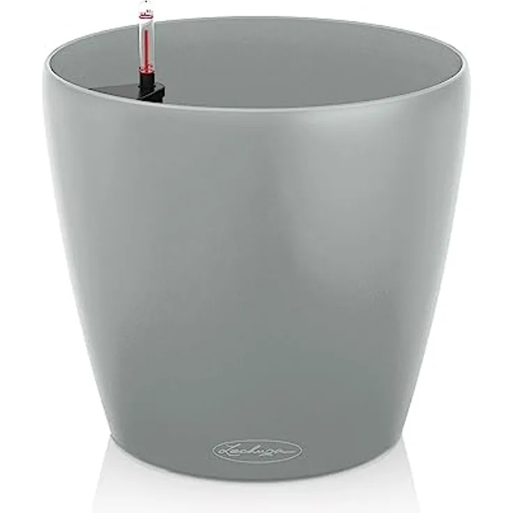 Lechuza Pflanztopf Classico Eco 28 cm Kunststoff hellgrau