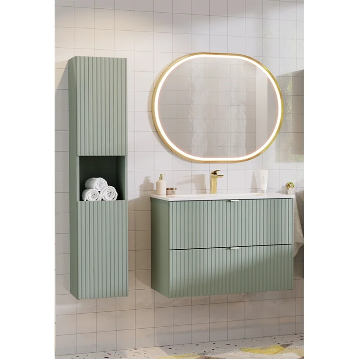 Hochschrank, grün, NEWPORT-56-GREEN – Bild 6