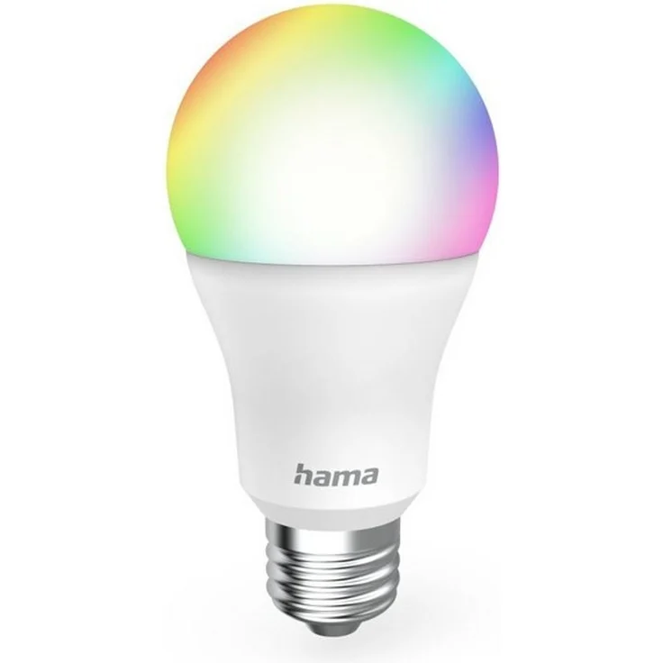 Hama Smarte WLAN-LED-Lampe, E27, Matter, 9W, RGBW, für Sprach-/App-Steuerung, Weiß – Bild 4