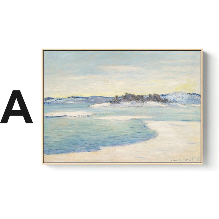 Poster Vintage Claude Monet · Deko Print ohne Rahmen - A / 50x70 cm