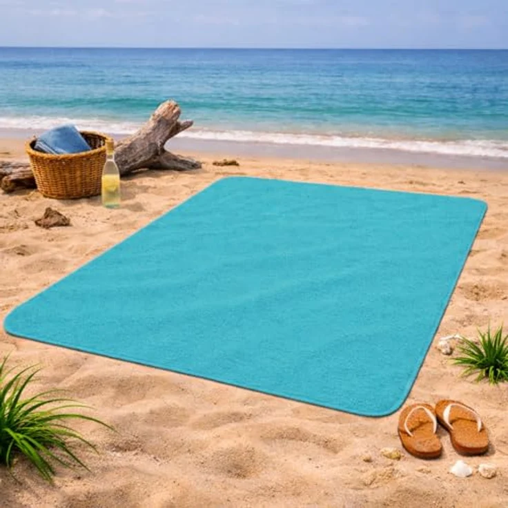 Wohndecke Frotteedecke, KiGATEX, 100% Baumwolle, 150 x 200 cm – Bild 4