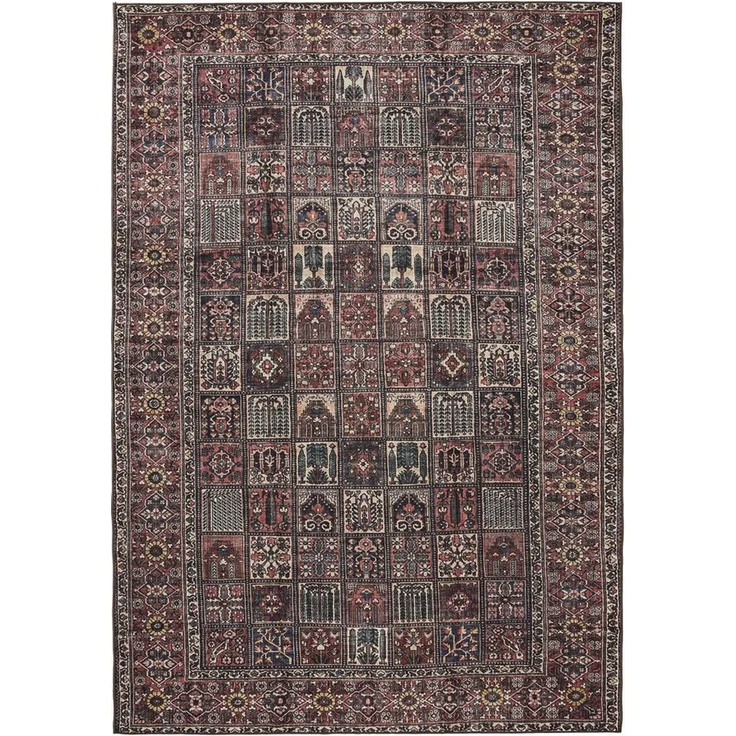 Interiyou Teppich Gent, Rechteckig, Höhe: 5 mm, Vintage Kurzflor für Wohnzimmer, Schlafzimmer, waschbar, pflegeleicht – Bild 1