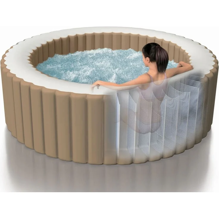 Intex Whirlpool Rund PureSpa 196x71 cm 93292 – Bild 2