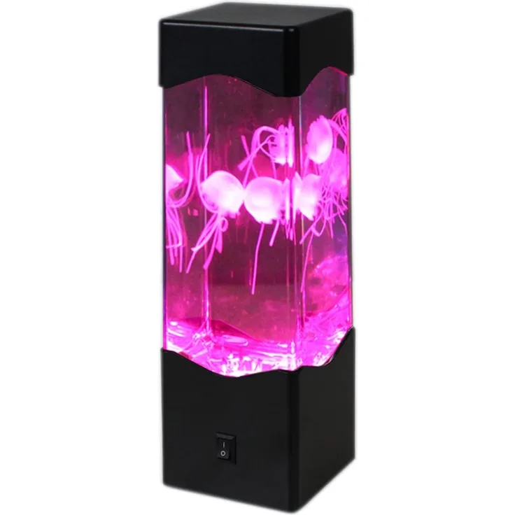 SATISFIRE LED Dekolicht Jellyfish Lampe Aquarium 3 schwebende Quallen Farbwechsel USB RGB, LED Classic, RGB (rot, grün, blau)