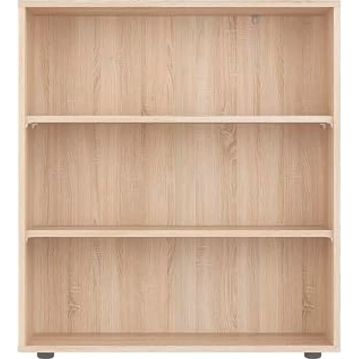 KOMTO Bücherregal Lumo 80 cm breit Regal mit 3, 4, 6 Ebenen und Höhenverstellbare Regale, Aufbewahrungsregal Bookshelf Weiß – Bild 7