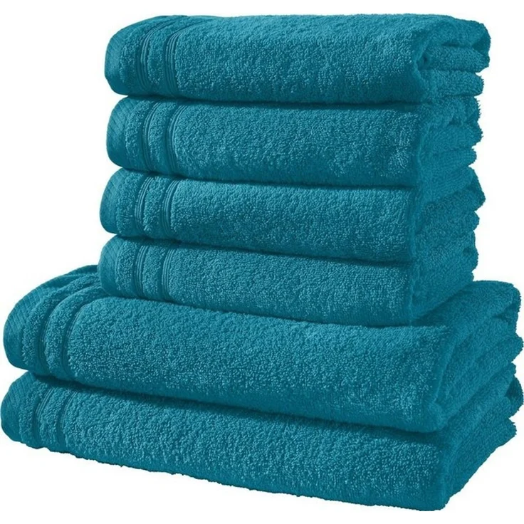 Erwin Müller Handtücher Frottier-Set "Heidelberg" 6-teilig, Frottier, Walk-Frottier Uni – Bild 4