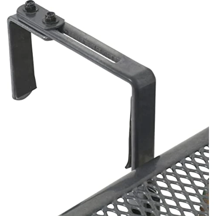Greemotion 'Toulouse' Balkonhängetisch klappbar, Streckmetall Kunststoffummantelung, Eisengrau, 60 x 40 x 56 cm – Bild 7