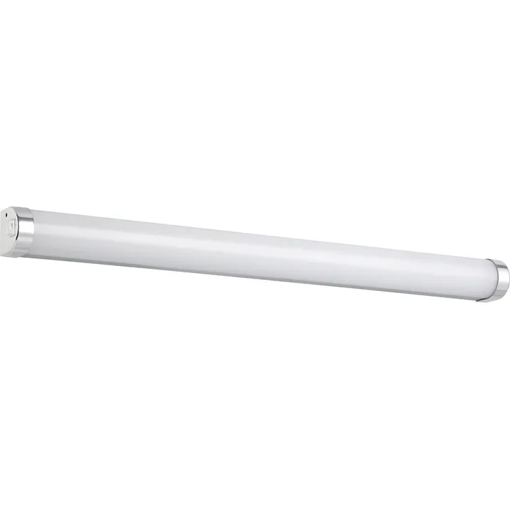 Eglo 99777 Spiegelleuchte Badezimmerleuchte TRAGACETE 1 silber, chrom weiss L:60cm B:4,5cm H:4,5cm mit Schalter IP44 4000K