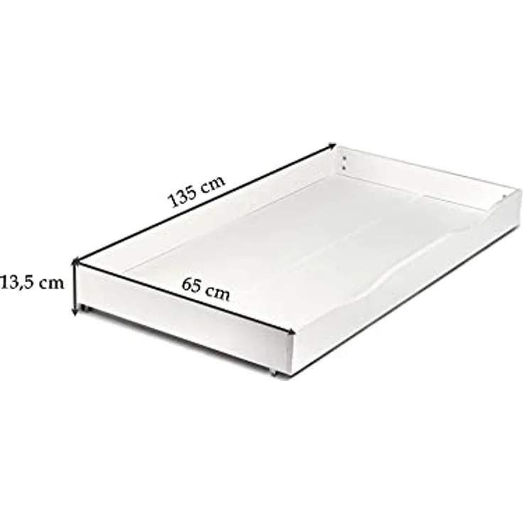 Leomark Kinderbett 70x140 cm, Einhorn, mit Matratze, Schublade und Lattenrost – Bild 4
