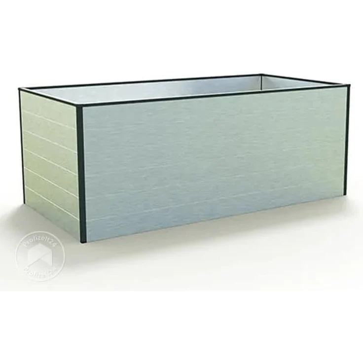 GFP Hochbeet Kräuter-Gemüse-Beet Aluminium CHRISTINA - 195x99x77cm - Aluminium eloxiert – Bild 2