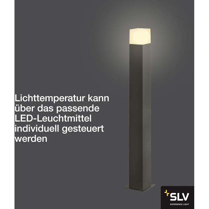 SLV 1006184 GRAFIT E27 90 Pole square Stehleuchte anthrazit – Bild 4
