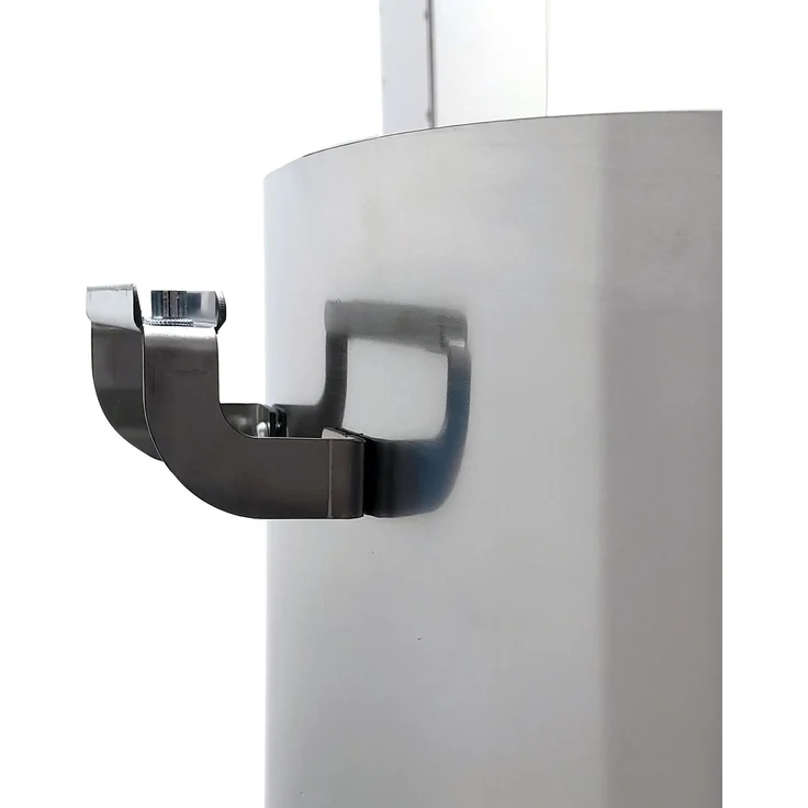 Grillpeter Utschak Timur Ø40cm Edelstahl 2 mm mit Abzugsrohr Feuerofen für Kazan 10-16 Liter – Bild 8