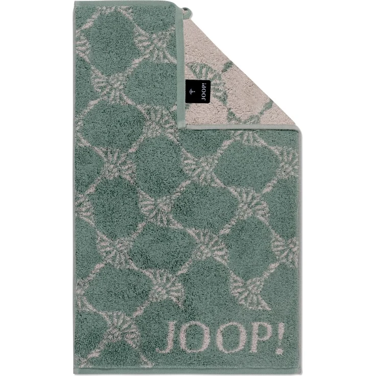 JOOP! 'CORNFLOWER' Handtuch, Baumwolle dunkelgrün, 30 x 50 cm, trocknergeeignet – Bild 1