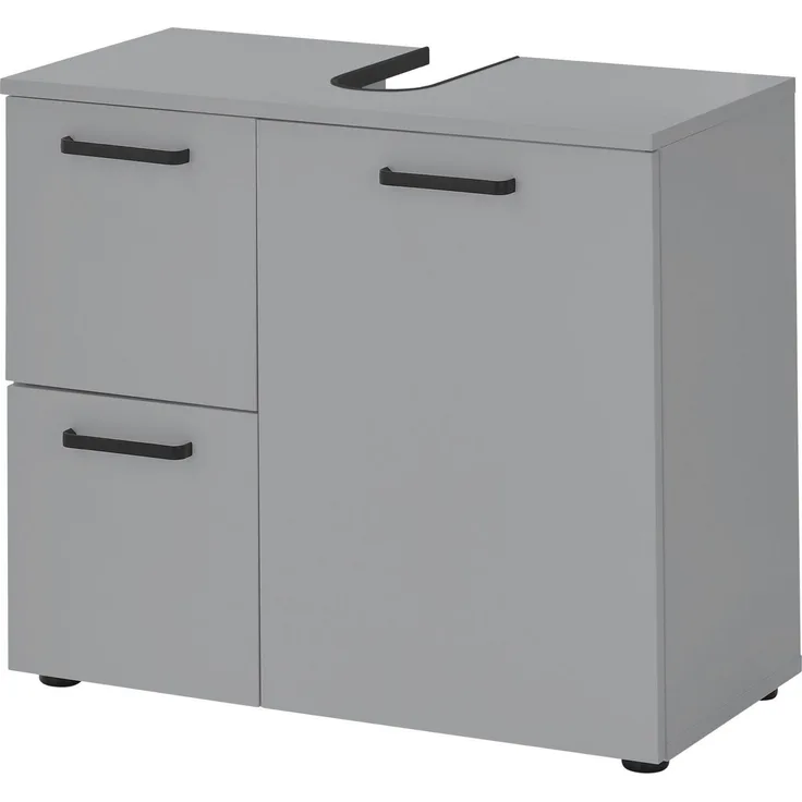 BASIC by Balculina Waschbeckenunterschrank Vanice, Badezimmerschrank B/H/T 70x60x35cm (1-St) Breite 70cm, Softclose, FSC-Mix 70%,Made in Europa