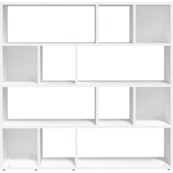 vidaXL Bücherregal/Raumteiler Weiß 105x24x102 cm 823245 – Bild 3