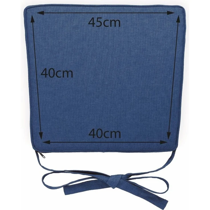 sunnypillow Stuhlkissen 4er Set Stuhlkissen 40 x 45 x 5cm – Bild 3