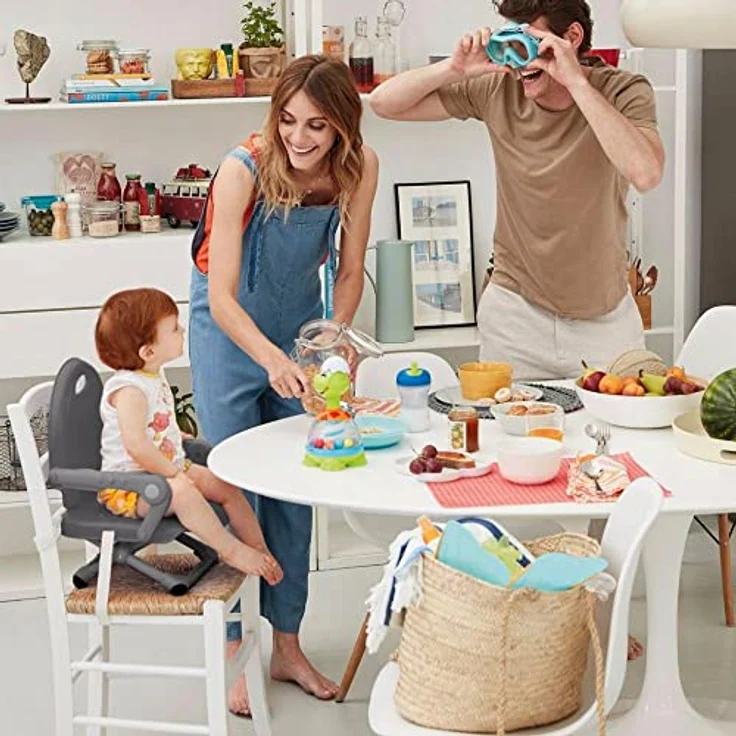 Chicco - Sitzerhoehung Pocket Snack grau – Bild 3