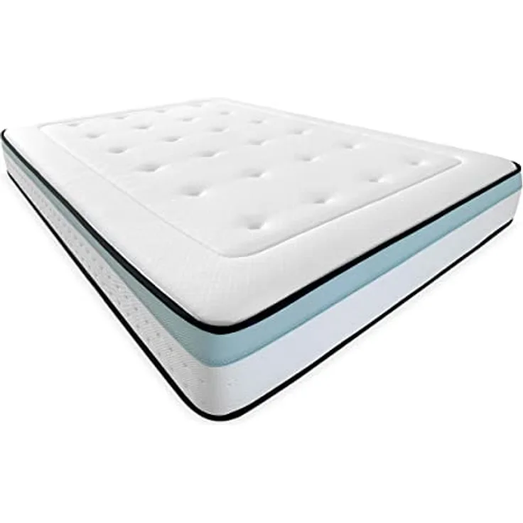 Dreaming Online - Viskoelastische Matratze Bio Max mit Viscogel | fest und komfortabel | Anti-Milben und hypoallergen, 100 x 180 cm