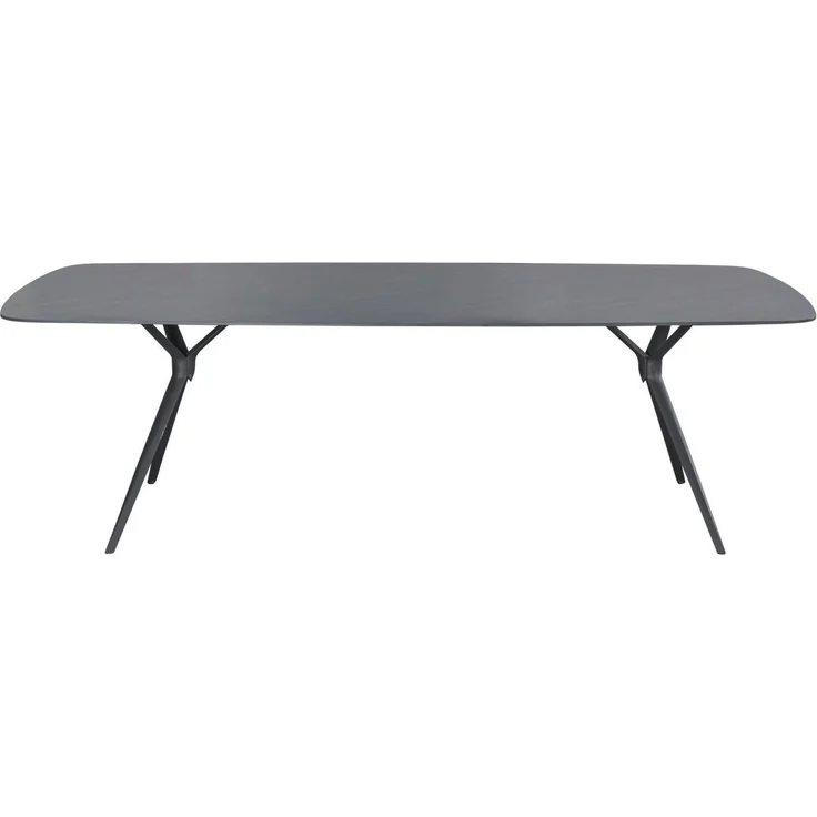 Gartentisch Balu Esstisch Terrassentisch 200x100x75cm Aluminium/sintered stone Anthrazit – Bild 3