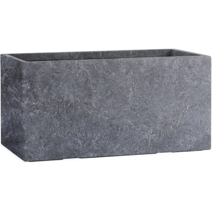 Pflanzwerk® Pflanzkübel TUB Premium Fiberglas Blumenkübel Frostbeständig mit Lotus-Effekt, Fiberglas - Handgefertigt - Rechteckig - Frostbeständig