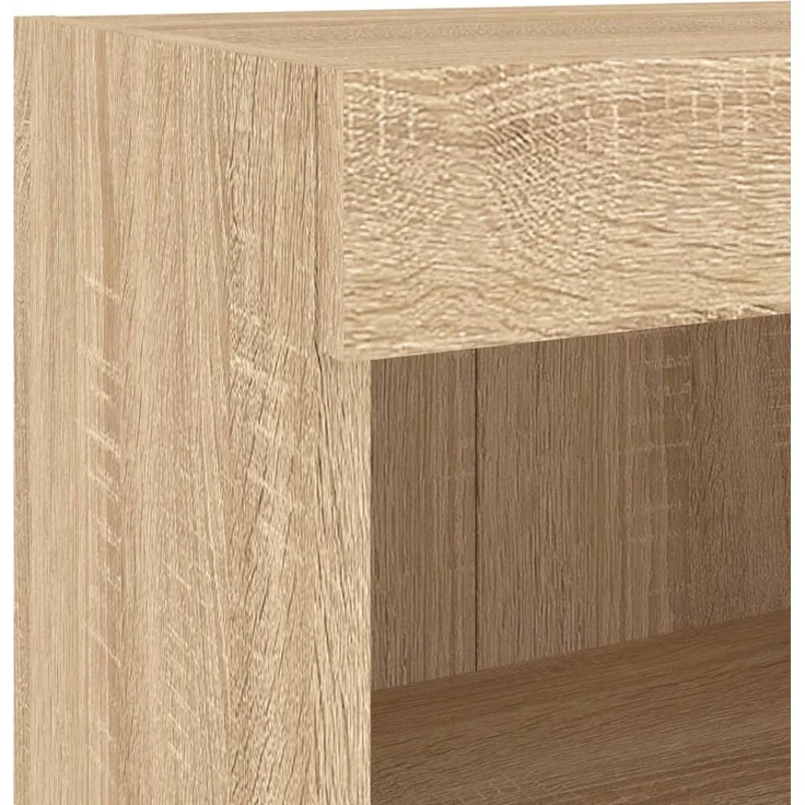 vidaXL 5-tlg. Wohnwand mit LED-Beleuchtung Sonoma-Eiche Holzwerkstoff 3216692 – Bild 12