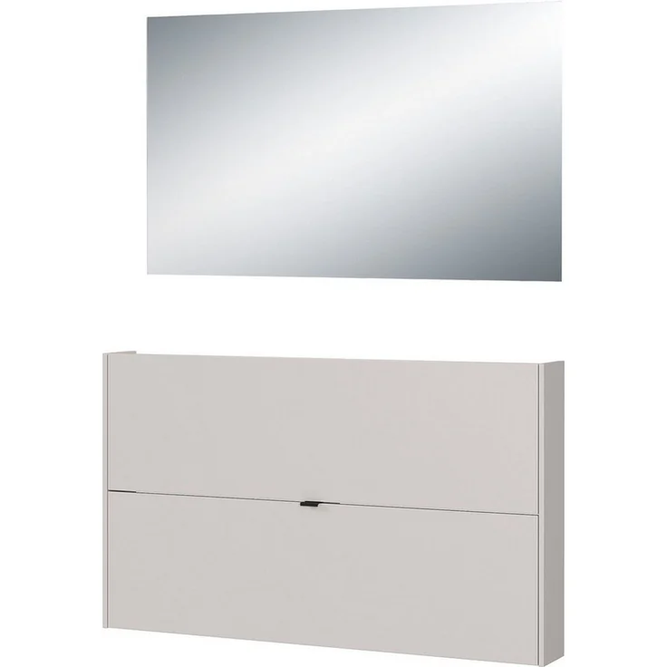 GERMANIA Garderoben-Set GW-Ameca, (2-St), Garderoben-Set bestehend aus Schuhschrank und Spiegel – Bild 1