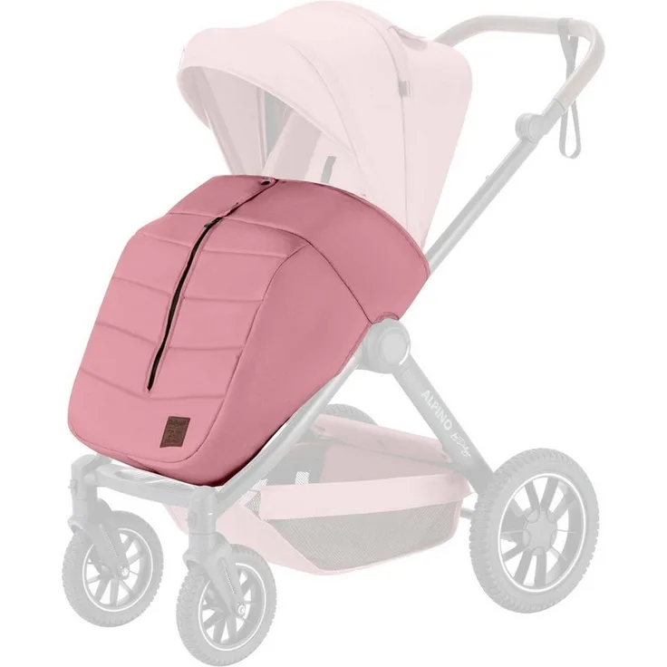 Daliya® Fußsack ALPINO Fußsack, Universal Fußdecke, Herbst- und Winterfußsack (1-tlg), Herbst und Winter, Reißverschluss, Riemen mit Druckknöpfen, gepolstert
