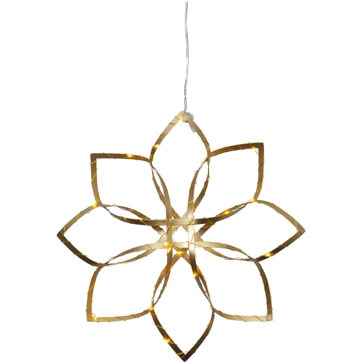 Metallstern Amaze Gold Hängeleuchte Ø 30cm