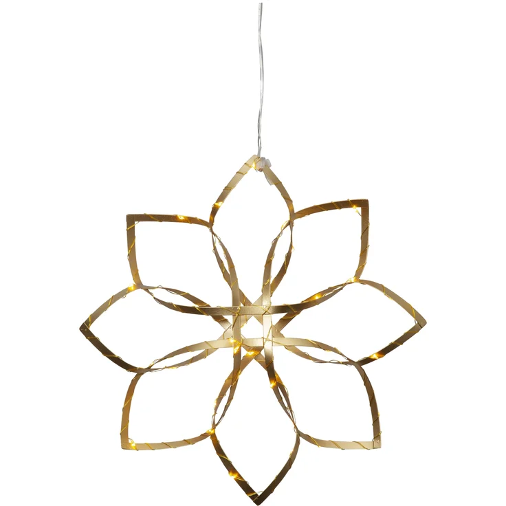 Metallstern Amaze Gold Hängeleuchte Ø 30cm