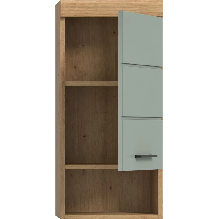 Xonox Scout Hängeschrank (B/H/T: 37x79x24 cm) in Salbei und Artisan Eiche Nachbildung – Bild 3