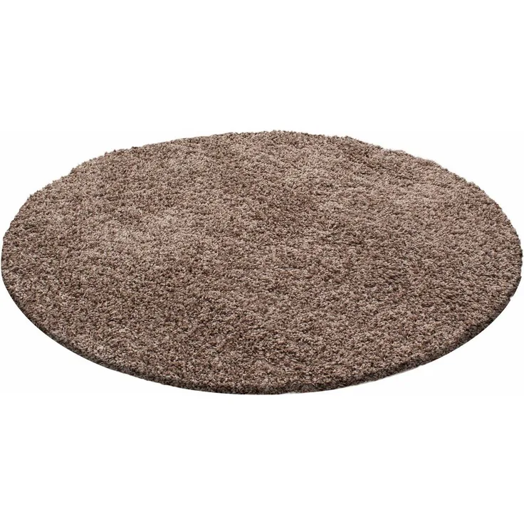 Ayyildiz Teppiche Hochflor-Teppich Life Shaggy 1500, rund, Höhe: 30 mm, auch in rechteckig, Wohnzimmer, Langflor, große Farbauswahl