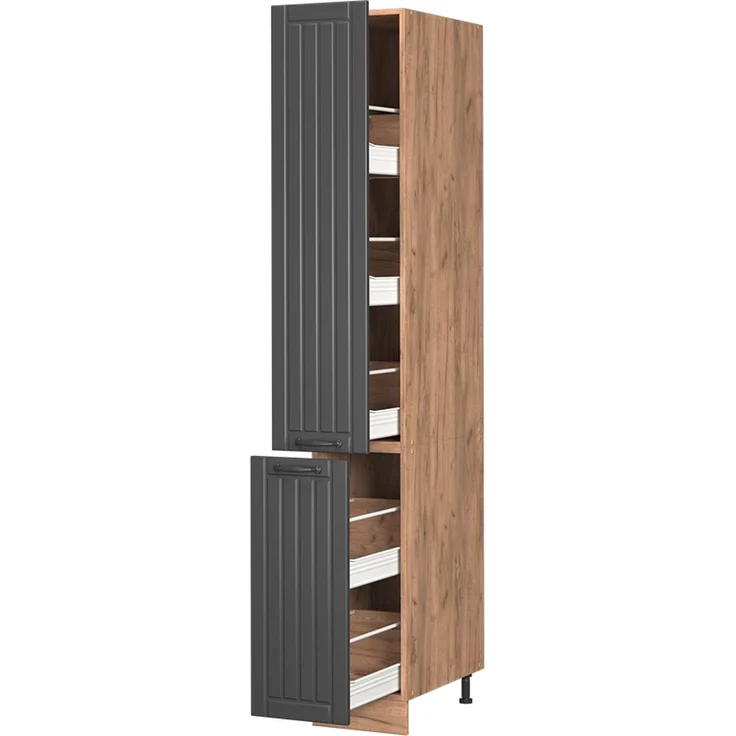 Apothekerschrank Fame-Line Dunkelgrau 30 cm Vicco – Bild 4