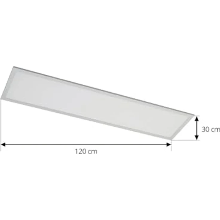 Arcchio LED Deckenleuchte Lyndra, modernes Aluminium-Panel, 1-flammig, energiesparend für Wohnzimmer, Esszimmer, Küche und Flur – Bild 5