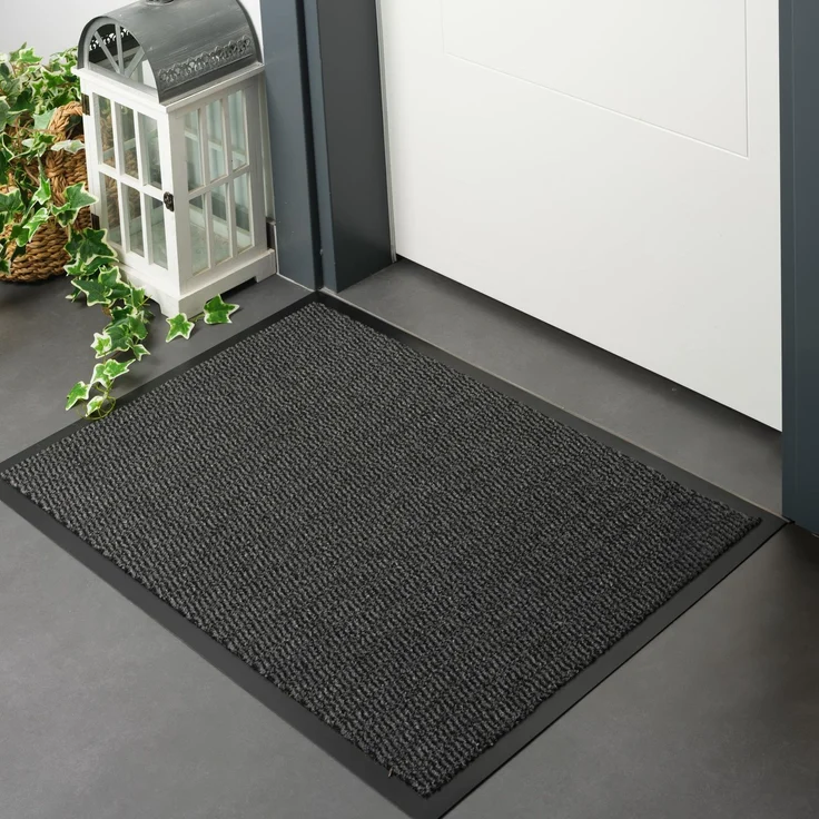 Furni24 Fußmatte - Anthrazit-Schwarz, 60 x 90 cm – Bild 3