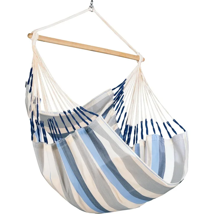 La Siesta Hängesessel DOMINGO Comfort sea salt blau Lounger Hängestuhl Hängematte