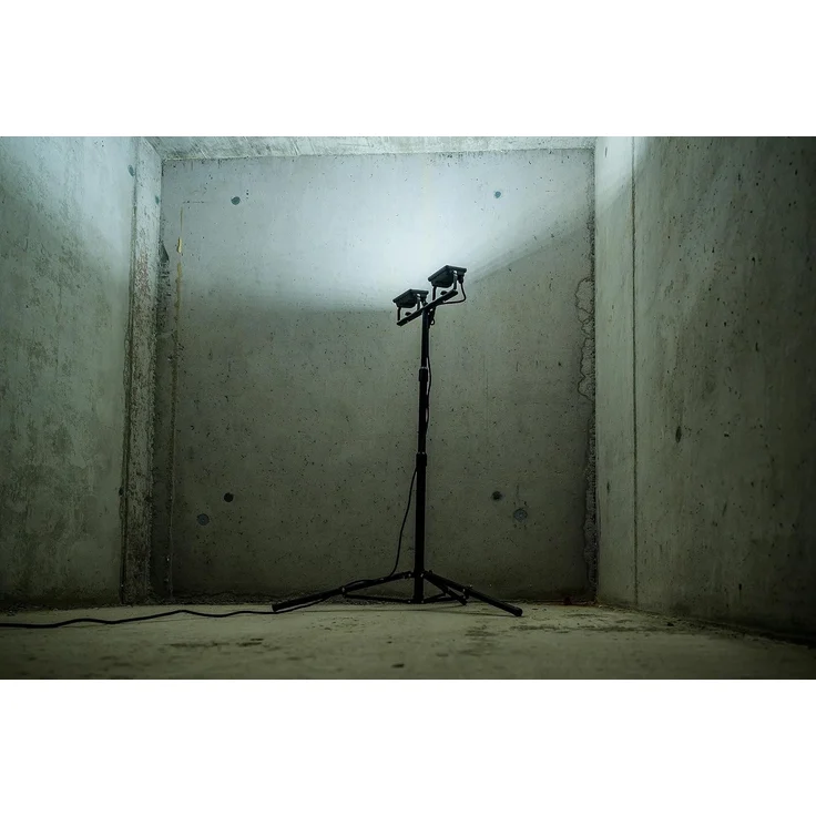 brennenstuhl Stativ LED Strahler JARO 6060 T, 4800lm, 2x 20W, 3m H07RN-F 3G1,0, IP65 – Bild 6