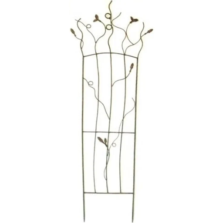 Rankhilfe JD2-12024 Rankgitter aus Metall 136 cm Kletterhilfe Zaun – Bild 4