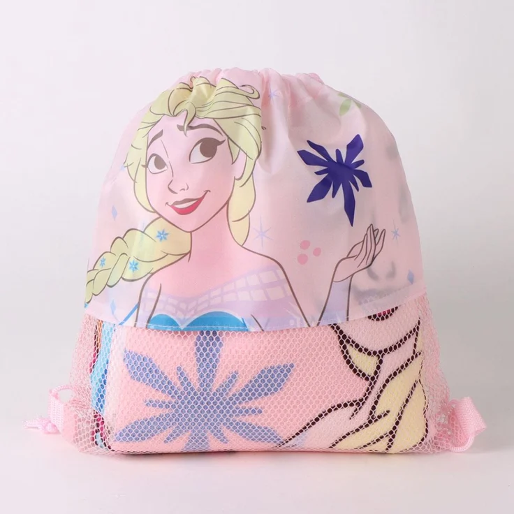 Disney Frozen Set Strandtuch 70 × 140 cm Baseballkappe und Turnbeutel für Kinder – Bild 2