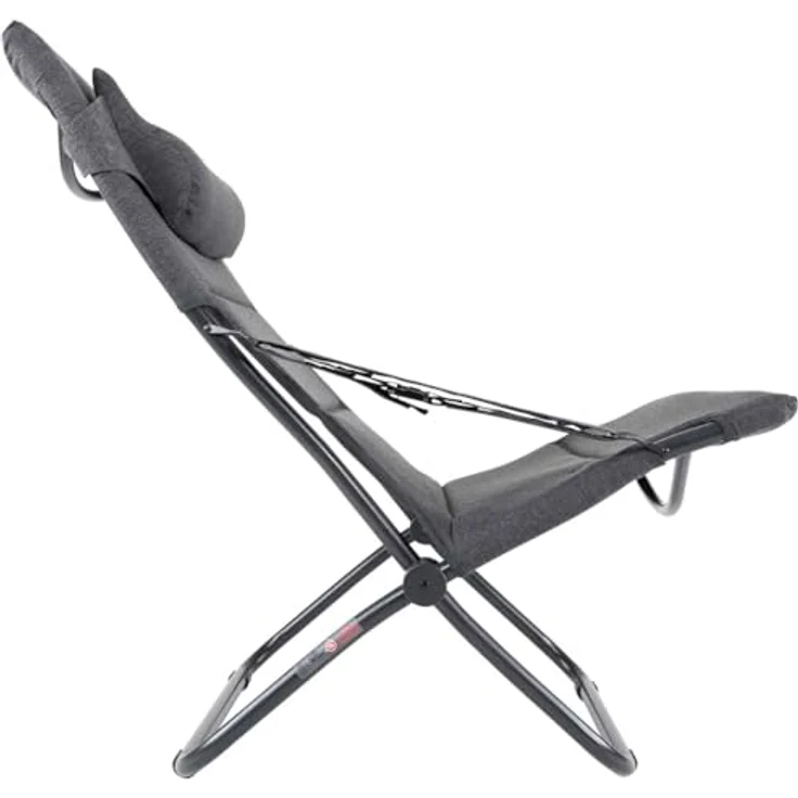 Crespo Stuhl Lounger Tex-Supreme, Alu, Grau – Bild 6