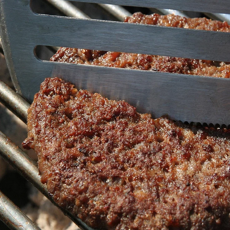 wenco Grillwender mit integrierter Schneide, 51 cm, Edelstahl/Kunststoff, Hitzebeständig, ergonomischer Griff, Pfannenwender mit Aufhängung und Griffmulden, Silber – Bild 6