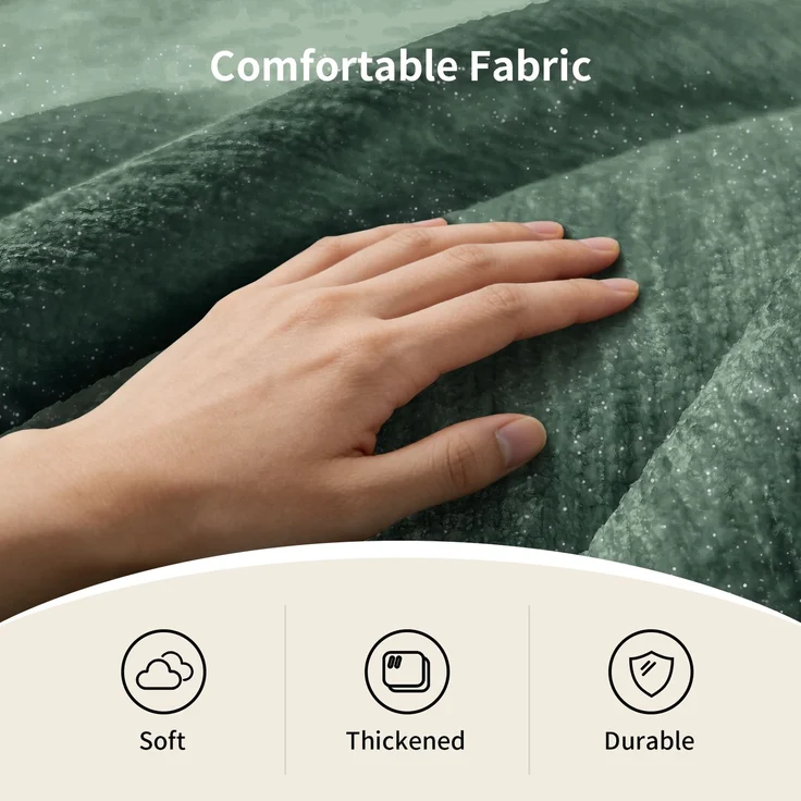 Ergonomischer, runder Sitzsack „Shimmer Bear Paw Sofa“ mit ergonomischer Form und optimaler Körperanpassung für vielseitigen Komfort und Entspannung zu Hause – Grün – 86,3 x 99 x 64,7 cm – YOUDENOVA – Bild 2