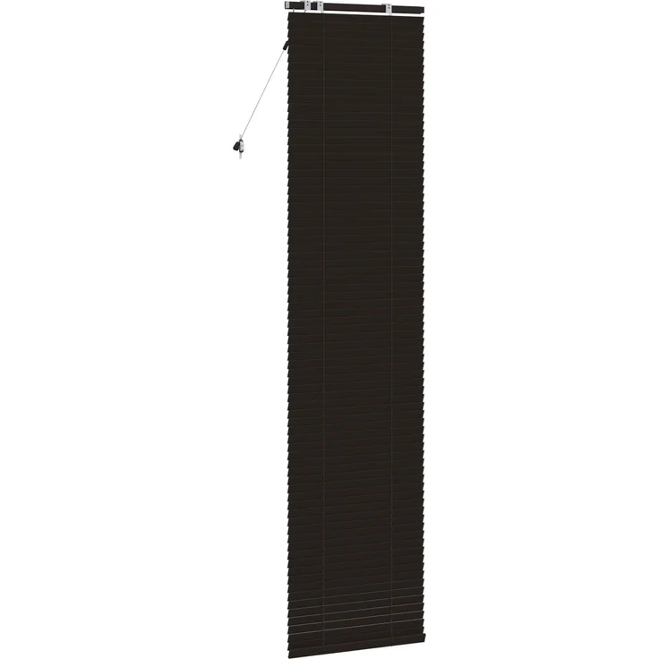 vidaXL Venezianische Jalousie Dunkelbraun 55 x 250 cm 35 mm 42015582 – Bild 4