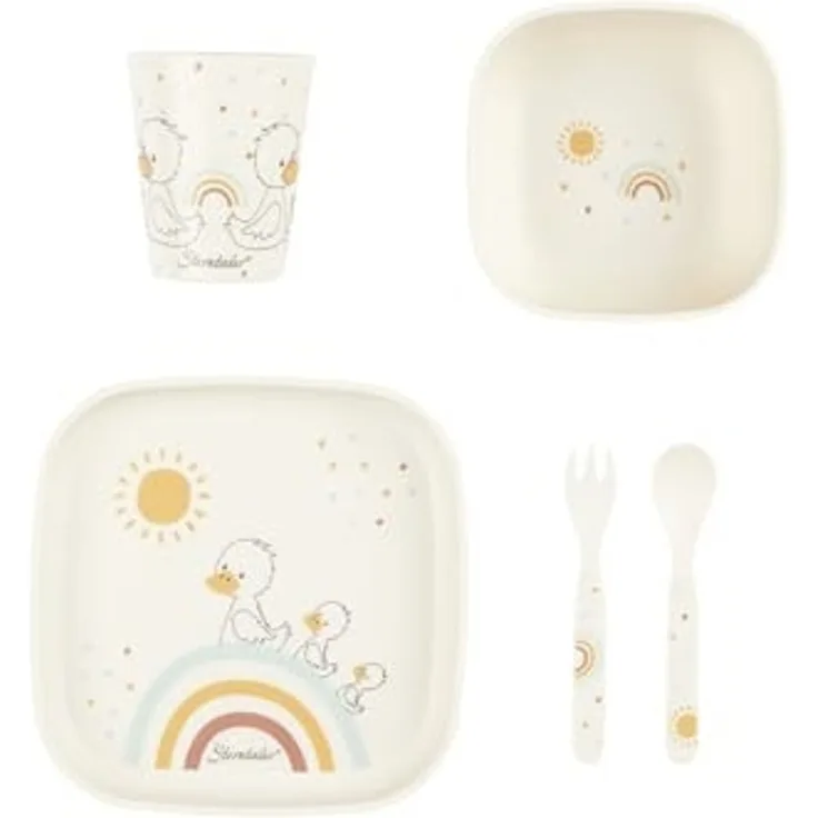 Sterntaler® Kindergeschirr-Set Edda (5-tlg), Polypropylen