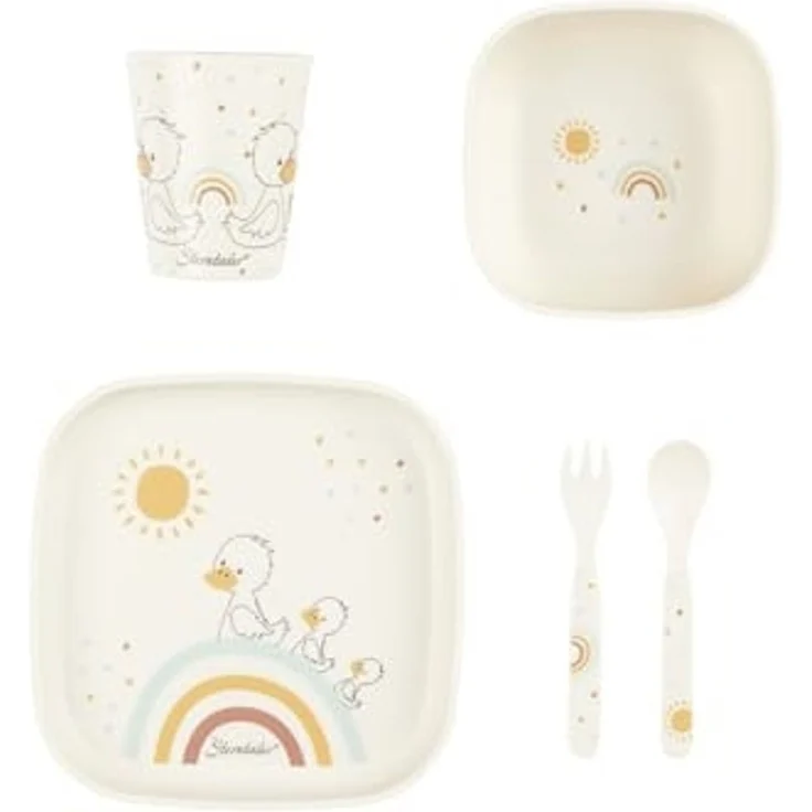 Sterntaler® Kindergeschirr-Set Edda (5-tlg), Polypropylen – Bild 1