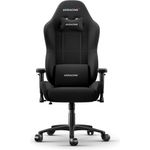 AKRACING Core EX Gaming Stuhl mit 5 Jahren Herstellergarantie für PC/PS4/XBOX/Nintendo, Schreibtischstuhl mit Kissen, Stoffbezug - Schwarz