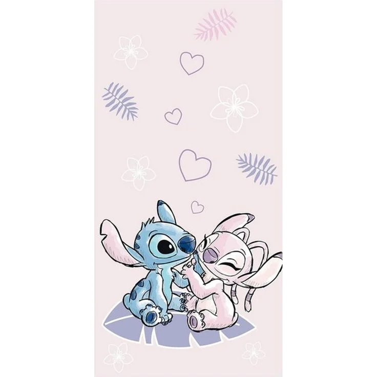Lilo & Stitch Baumwolle Strandtuch Frottee Badetuch mit Premium Druck, 70x140 cm – Bild 2