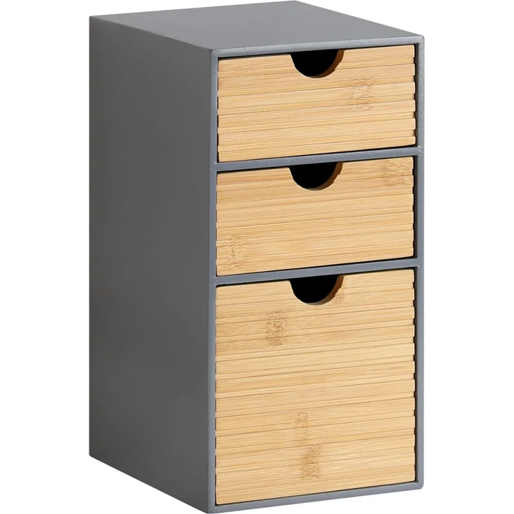 KESPER 58965 Organizer mit 3 Schubladen, grau, FSC / Mini-Kommode – Bild 1
