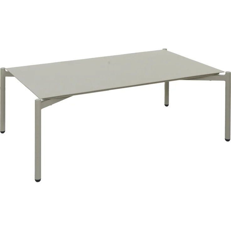 Aluminium-Gartentisch HWC-O11, Outdoor Loungetisch Kaffetisch Tisch Balkontisch, 105x65cm ~ hellgrün – Bild 9