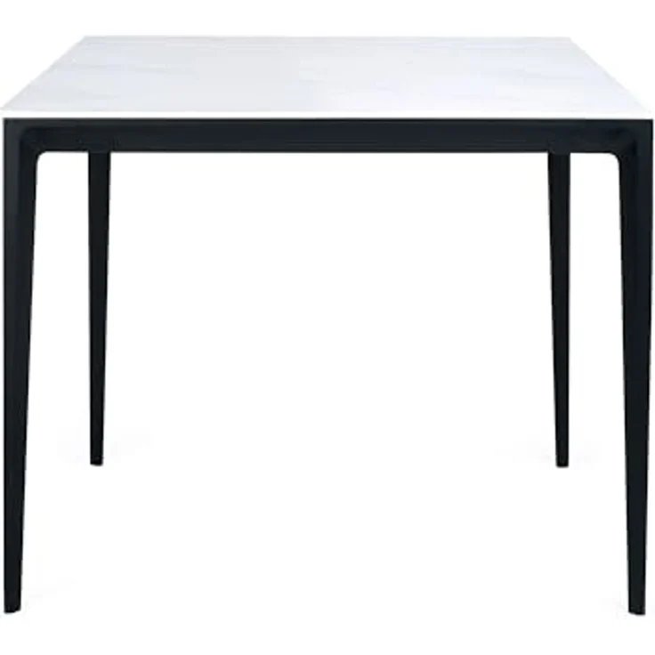 Julian Bowen Miami Esstisch mit Steinplatte, quadratisch, weißer Marmor – Bild 3